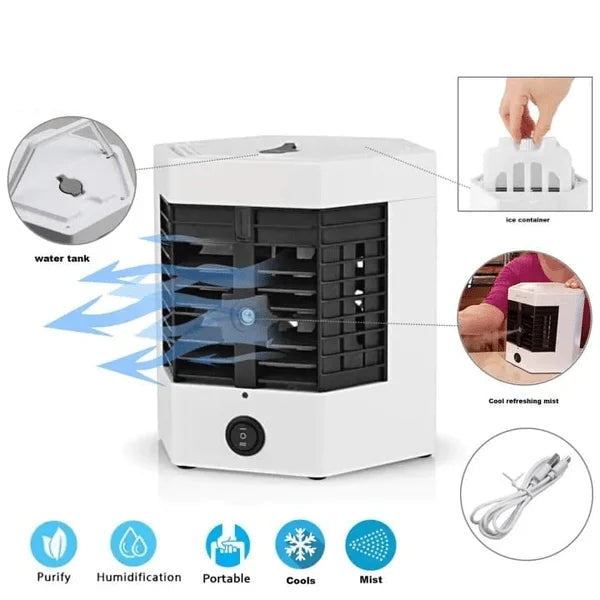 Arctic Air Ultra Pro, Super Quiet Evaporative Portable Air Conditioner.