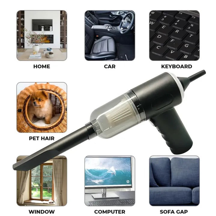 3 in 1 Vacuum Cleaner Rechargeable Dual Mode Cordless Vacuum Cleaner Portable Cleaning Tool