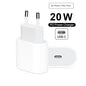 IPHONE USB-C PD 20W POWER ADAPTER CHARGER 2 PIN (EU PIN).