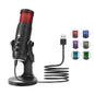 Jmary Mc-pw9 RGB Professional Usb Microphone For Podcasting With Noise Reduction.