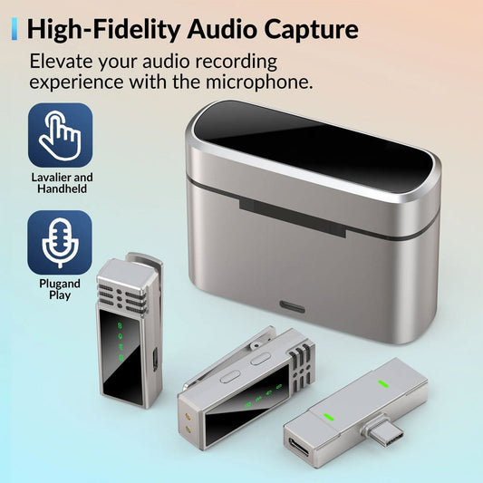JMARY MW-15 2.4G WIRELESS MICROPHONE FOR MOBILE TYPE C.